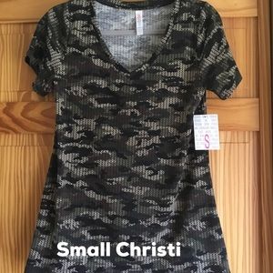 Lularoe Christi. Camo. Small. NWT